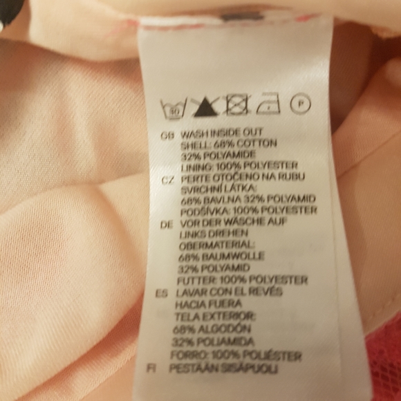 pink lace mini skirt H&M - Picture 4 of 9